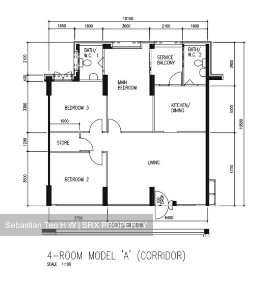 Blk 735 Woodlands Circle (Woodlands), HDB 4 Rooms #621295671